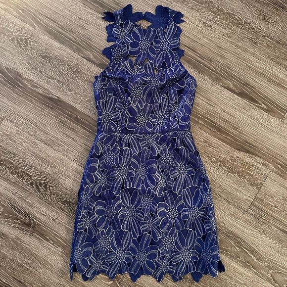 SAYLOR Dresses & Skirts - Saylor Free People Jessa Lace Mini Dress